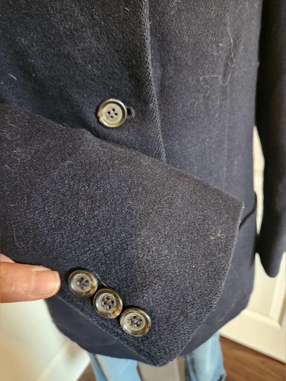 Vintage Women's LL Bean Wool Blazer/Jacket Size 4 Pet - Picture 4 of 12